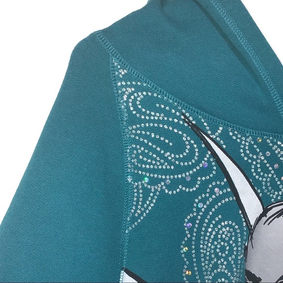 Disney Parks Tinkerbell hooded sweatshirt small - Picture 4 of 8